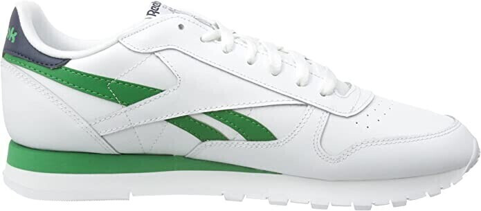 Buy Reebok Classic Leather white vector navy glen green from