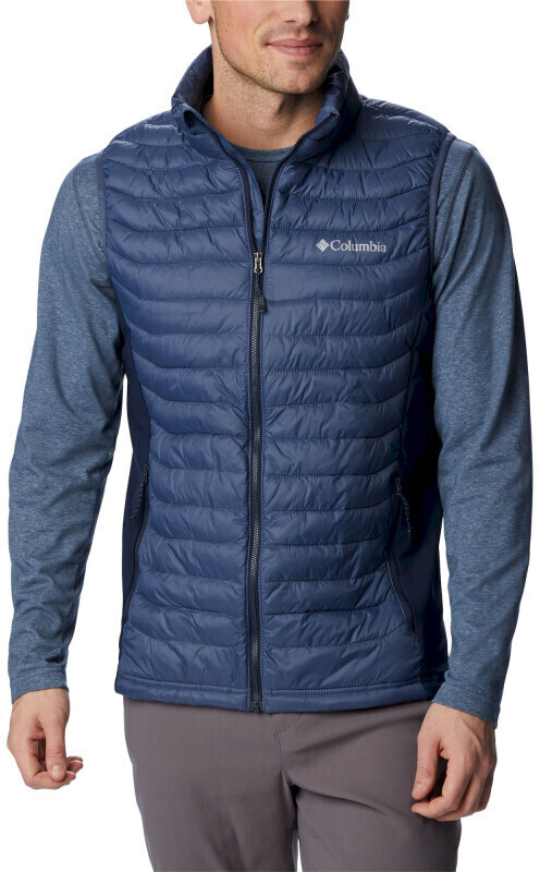 Columbia Powder Pass Vest Men (1842414) dark mountain/collegiate navy