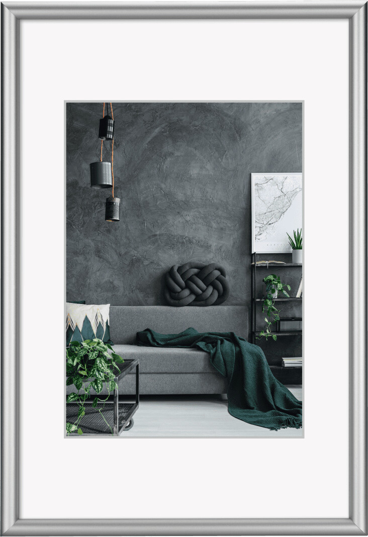 Hama Detroit 50x70 Polystyrol Silver