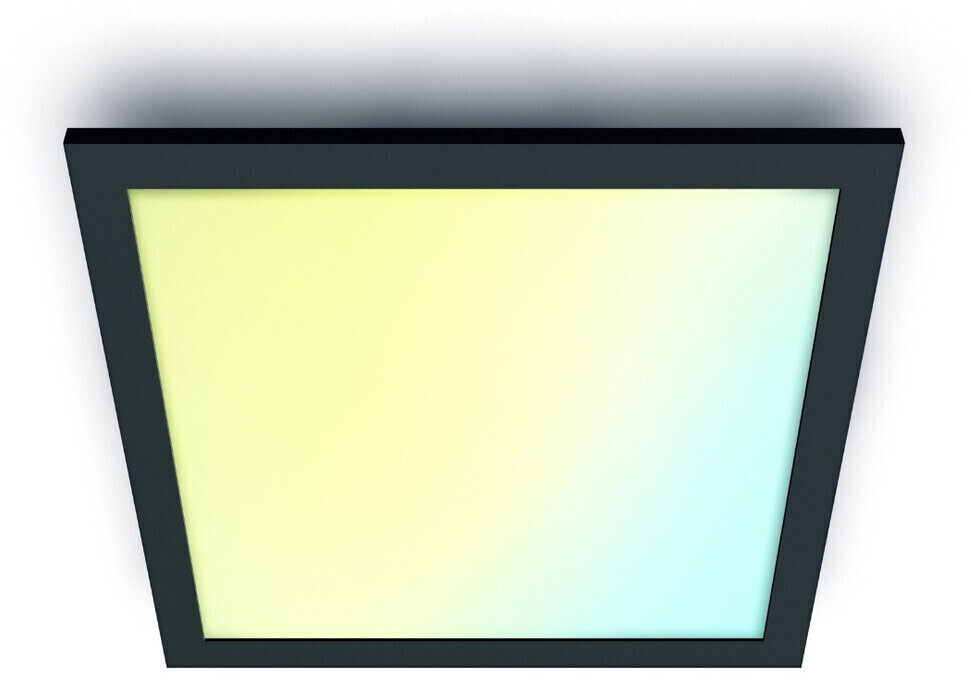 Wiz LED panel tunable white in black 36W 3400lm single pack square black