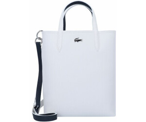 Lacoste white shop tote bag