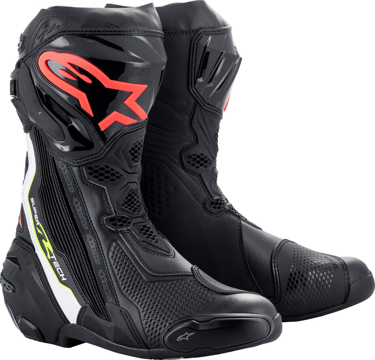Photos - Motorcycle Boots Alpinestars Supertech R Boot black/red 