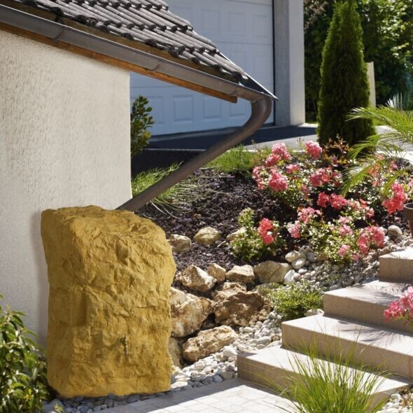 Bellijardin Récupérateur d'eau mural rocher 300 L