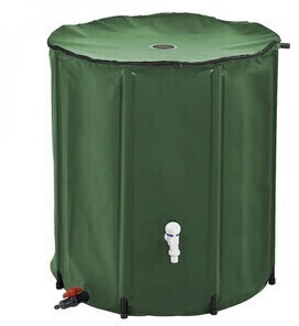 Linxor Récupérateur d'eau de pluie pliable 200 L vert