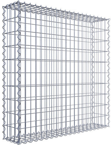 Gabiona Gabion 100 x 100 x 20 cm Mesh Size 5 x 10 cm