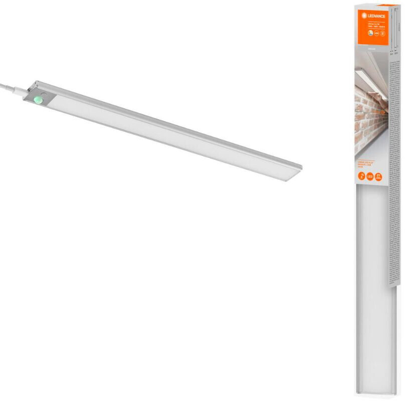 LEDVANCE LED under-cabinet light Linearled in gray 3.2W 200lm with motion detector grey