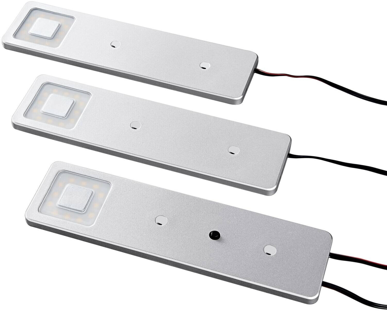 Heitronic LED Unterbauleuchte Imola in Silber 3x 2,1W 390lm Starterset  silber ab 29,00 € | Preisvergleich bei