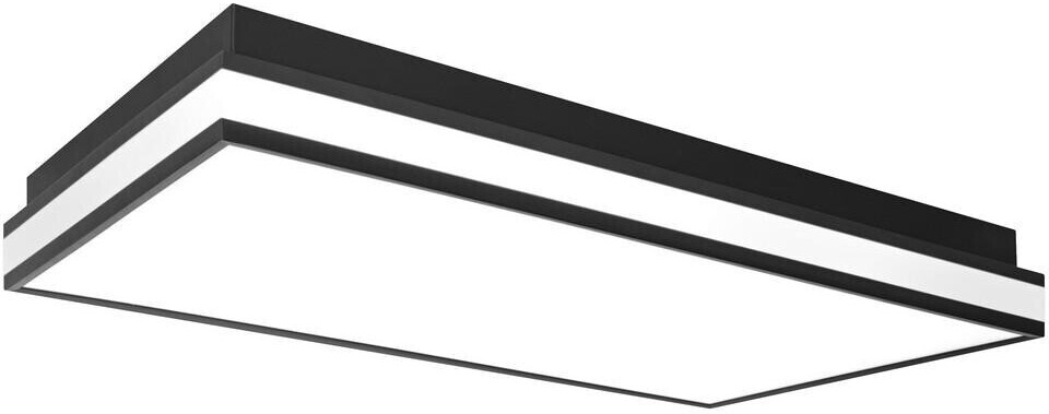 LEDVANCE Smart+ LED ceiling light Orbis in black 42W 4400lm 300x600mm Tunable White black