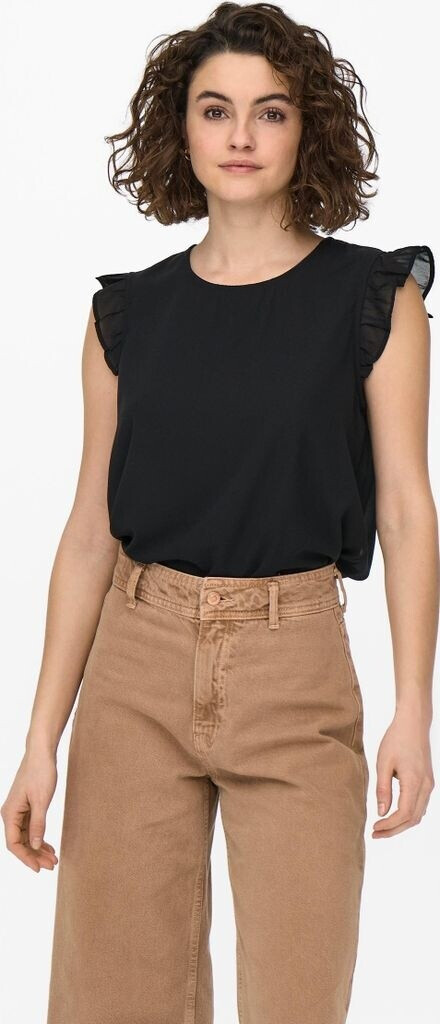 Only Onlan star S/L frill top noos ptm (15251507) schwarz ab 18,99 