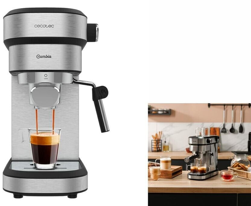 Máquina de café expresso Cafelizzia 790 Steel Duo para expressos e  cappuccinos 