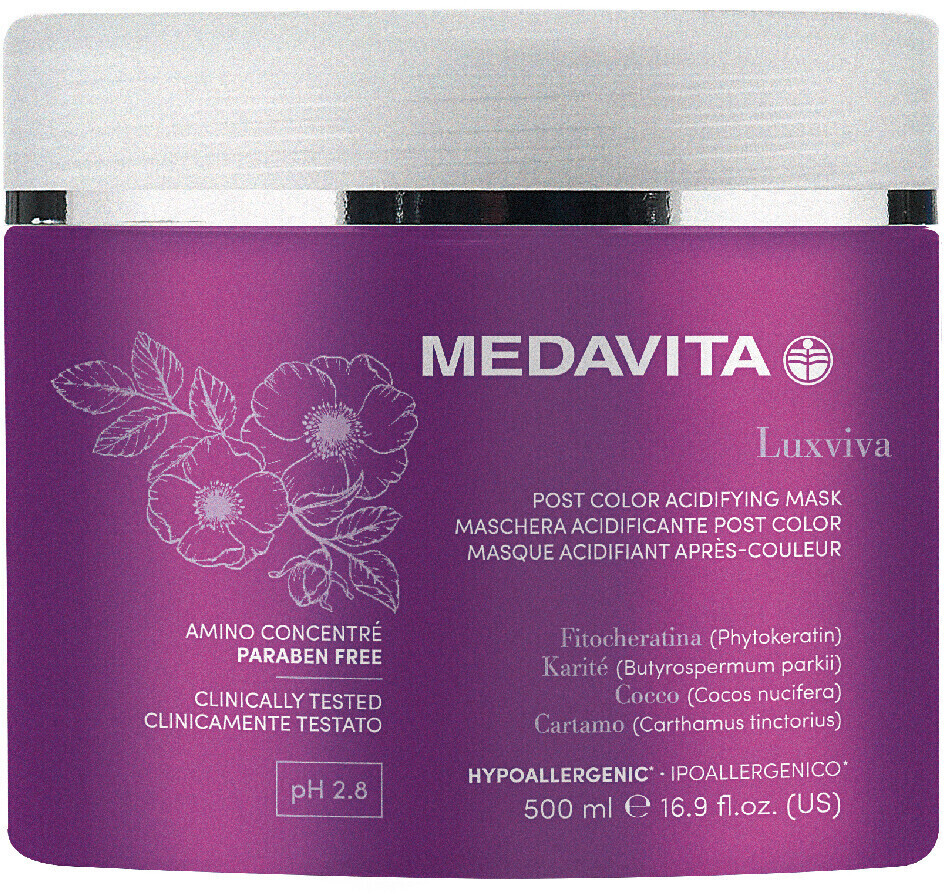 Medavita Luxviva Post Color Acidifying Mask (500ml)