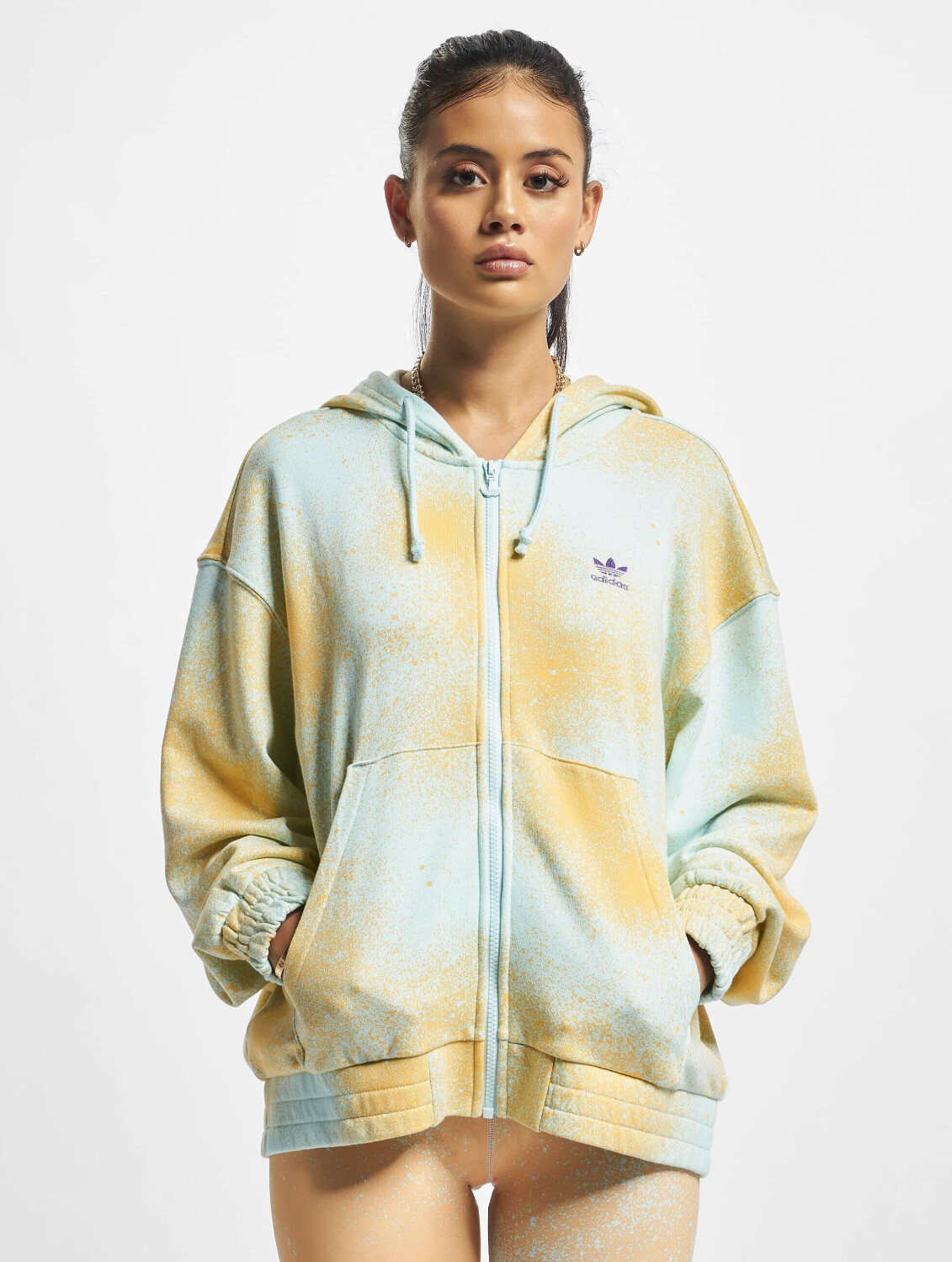 Adidas Allover Print Hoodie beige (HL6612)