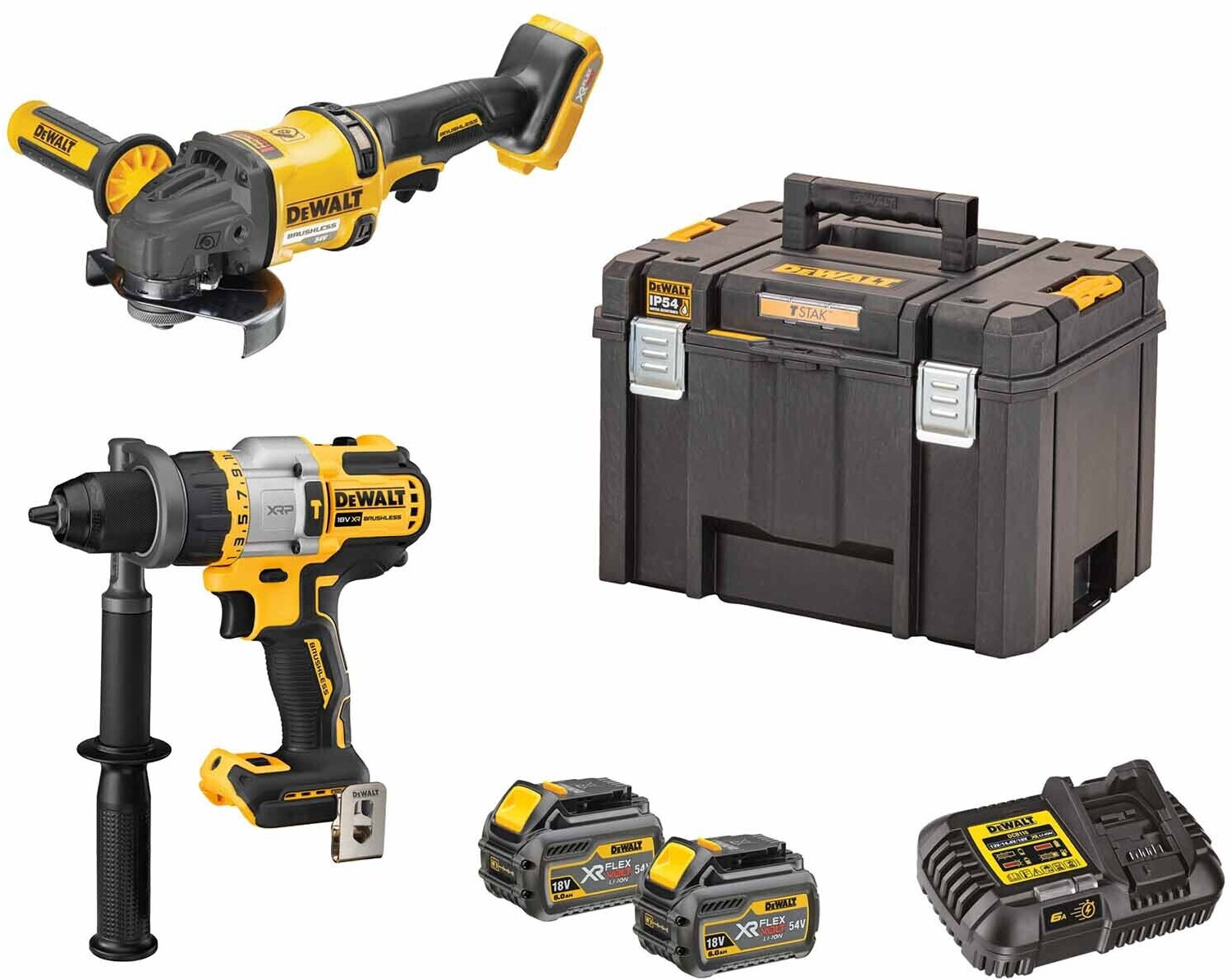 DeWalt DCK2016T2T + DCG418