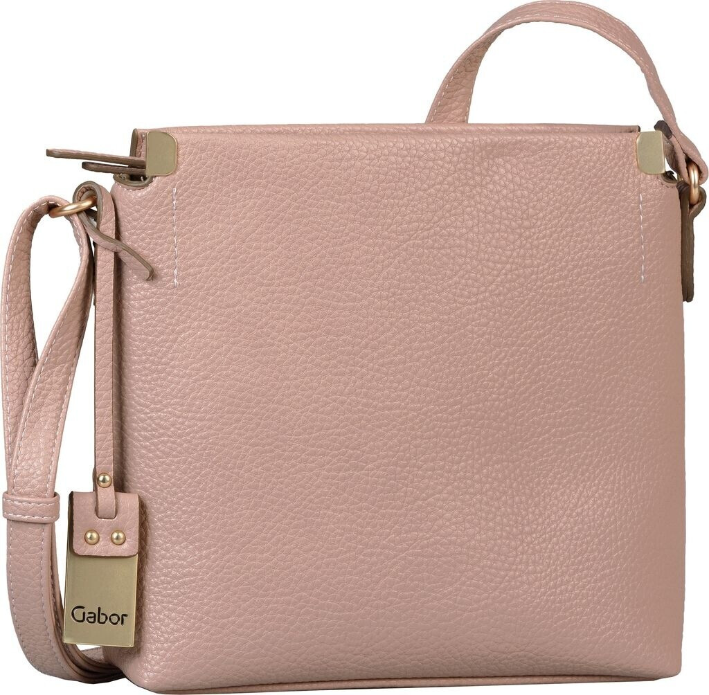 Gabor Gela Borsa A Tracolla Donna In Ecopelle - 33x11x23 Cm - Con Patta, Cerniere E Tracolla Regolabile - Beige/Nero