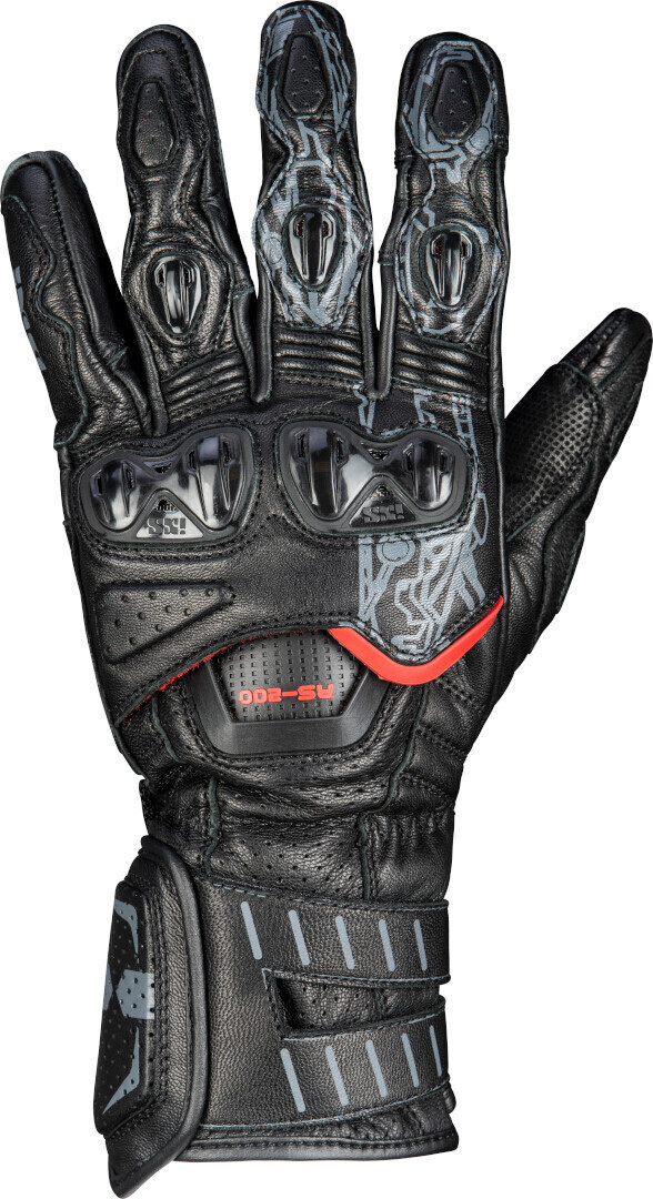 Photos - Motorcycle Gloves IXS RS-200 3.0 black 