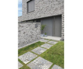 Diephaus Terrassenplatte Corso Weiß-Schwarz 60 x 40 x 4 cm kaufen bei OBI