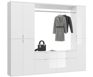 ebuy24 Garderoben Set Projektx1 bei | ab 3-teilig (X07A9S16) € 680,25 Preisvergleich weiß Hochglanz