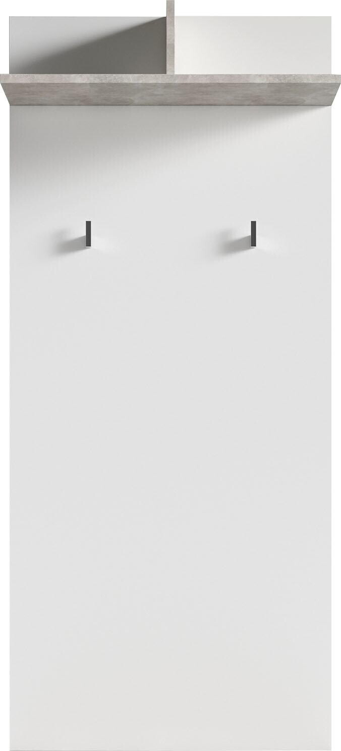 Homexperts Garderobenpaneel BENNO 136x60x27 cm weiß ab 29,99 € |  Preisvergleich bei