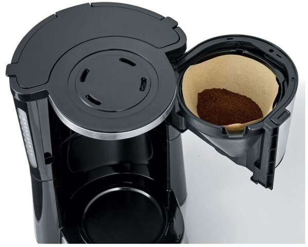 Severin KA4823 Filterkaffeemaschine mit Glaskanne Schwarz Edelstahl, Bild 7
