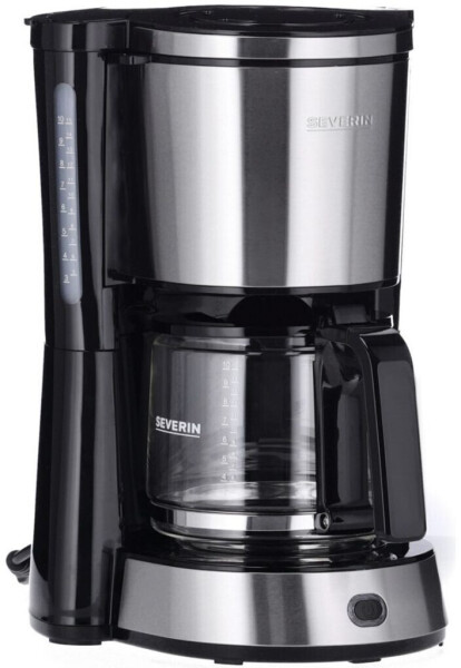 Severin KA4823 Filterkaffeemaschine mit Glaskanne Schwarz Edelstahl, Bild 9