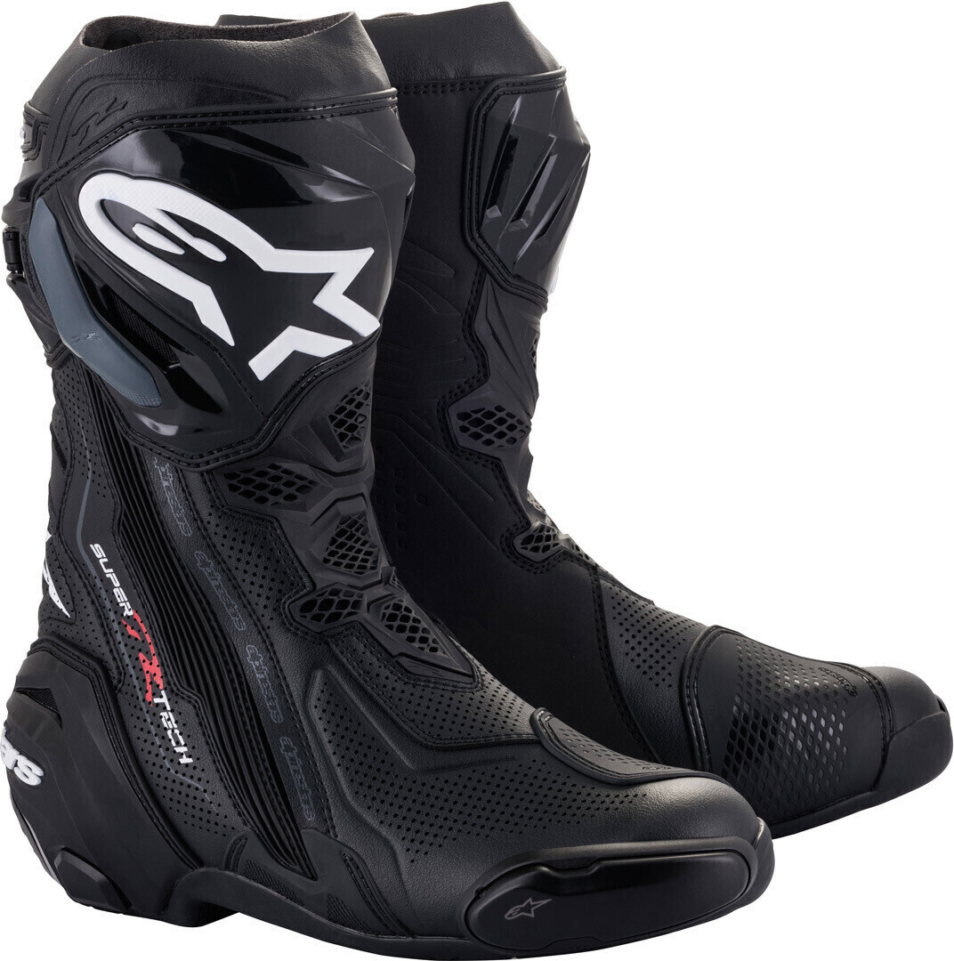 Photos - Motorcycle Boots Alpinestars Supertech R Boot Vented black 