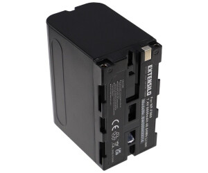 EXTENSILO 3x Akku kompatibel mit Sony Hi8 CCD-TR3, Hi8 CCD-TR300, Hi8 CCD-TR3000 Kamera (6600mAh, 7,4V, Li-Ion)