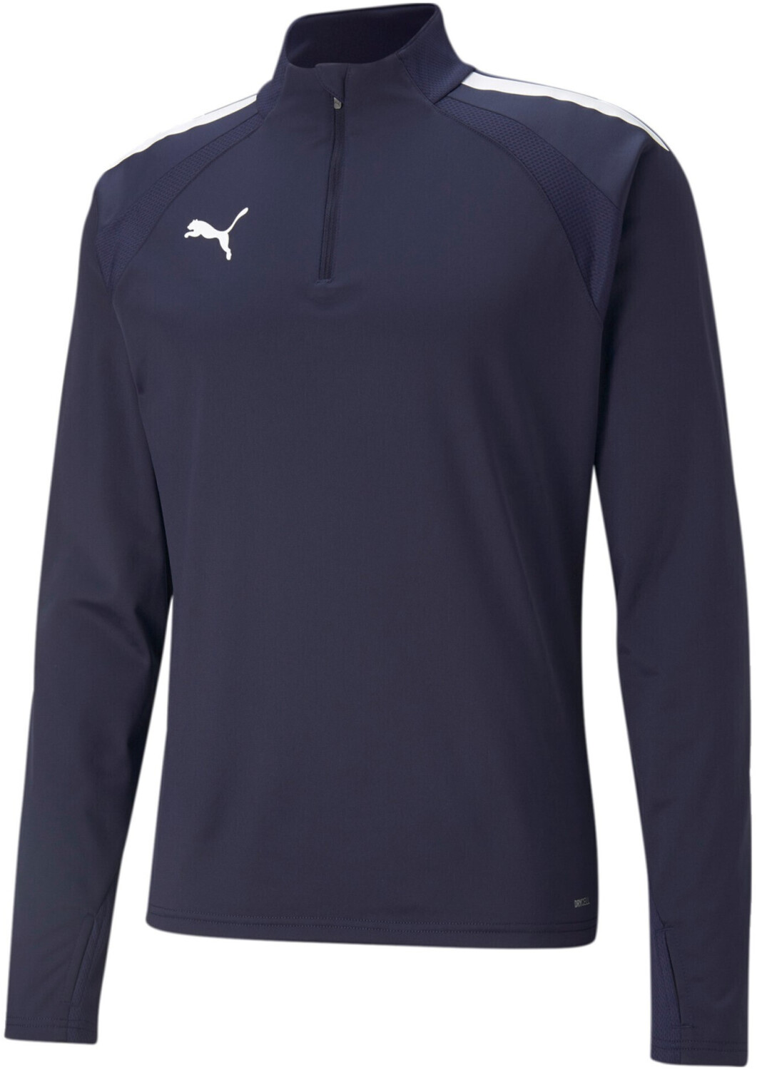 Puma teamLIGA 1/4 Zip Top peacoat/puma white
