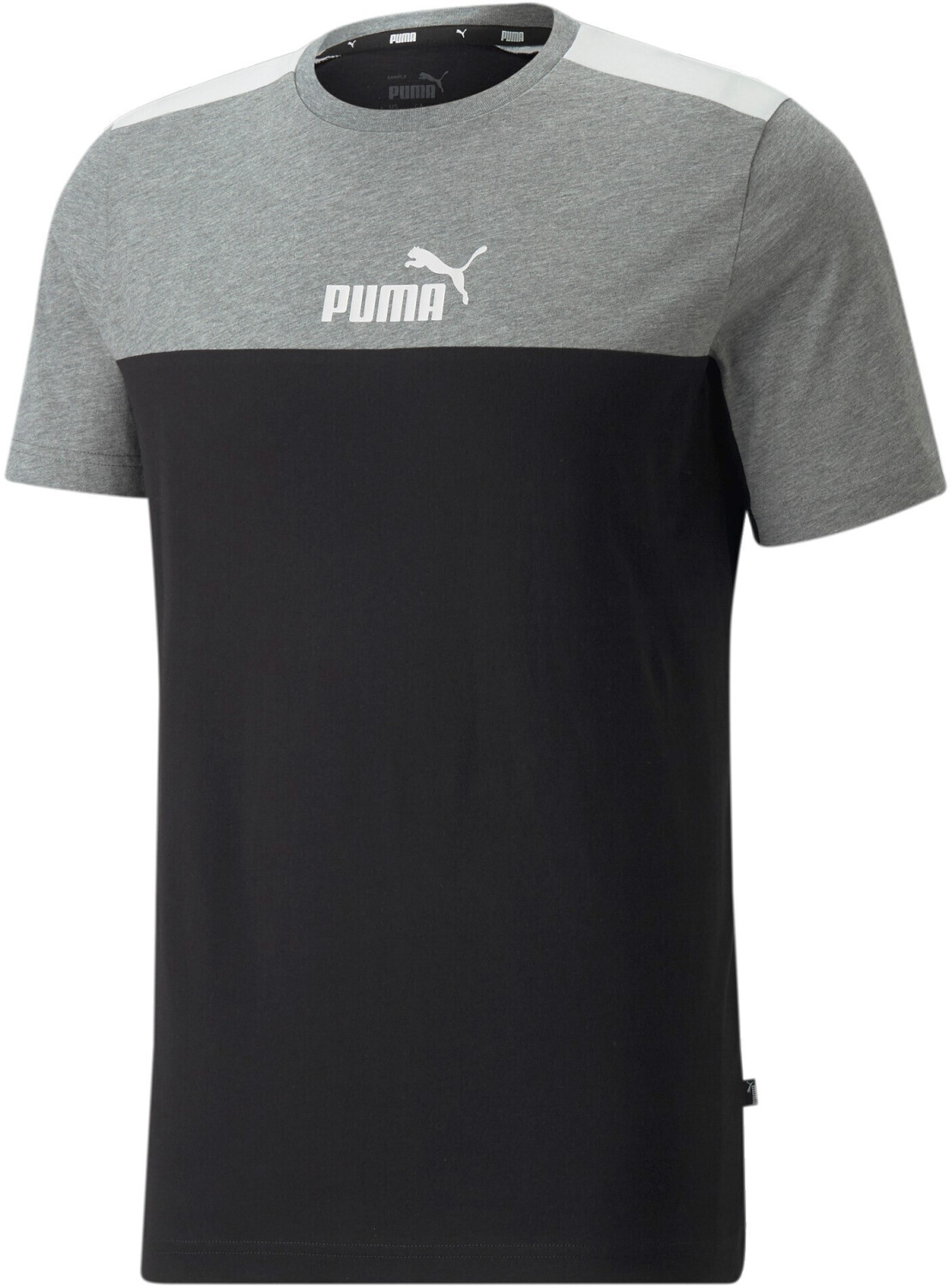 Puma ESS+ Block Tee puma black