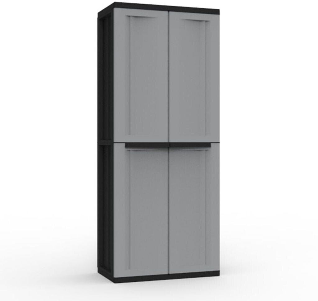 Kreher Mehrzweckschrank 68x37,5x163,5 cm schwarz/grau ab 87,95 € |  Preisvergleich bei