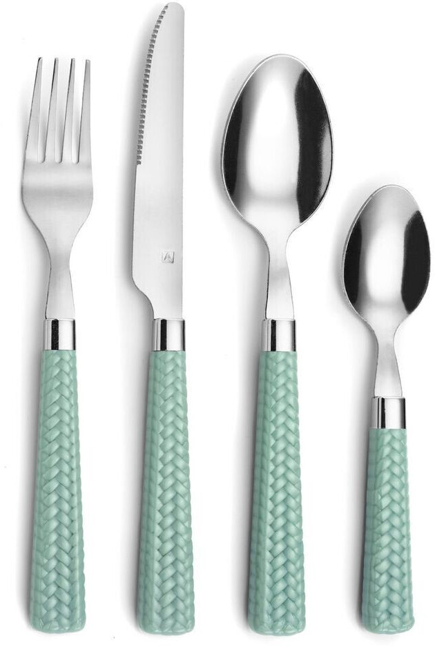 Amefa 2260PGT000C40 Paille Cutlery Set 24 pcs. Stainless Steel pastel green