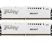 Kingston Fury Beast Blanc RGB – 32 Go – 6000 MHz – DDR5 – C36