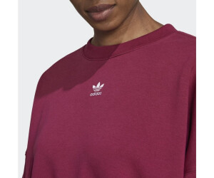 Adidas originals – pullover mit lochmuster top in rosa und rot