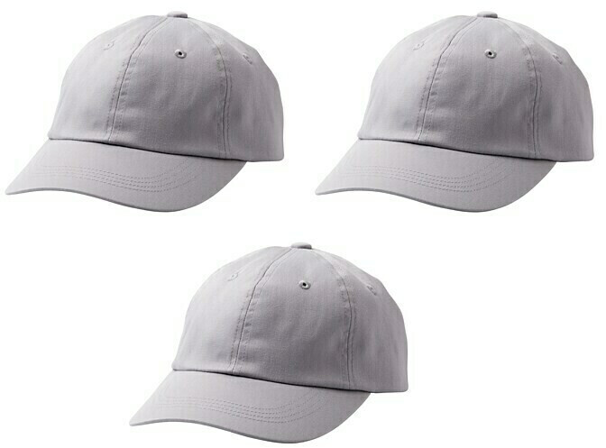 Cricut Baseball Cap grau 3St.