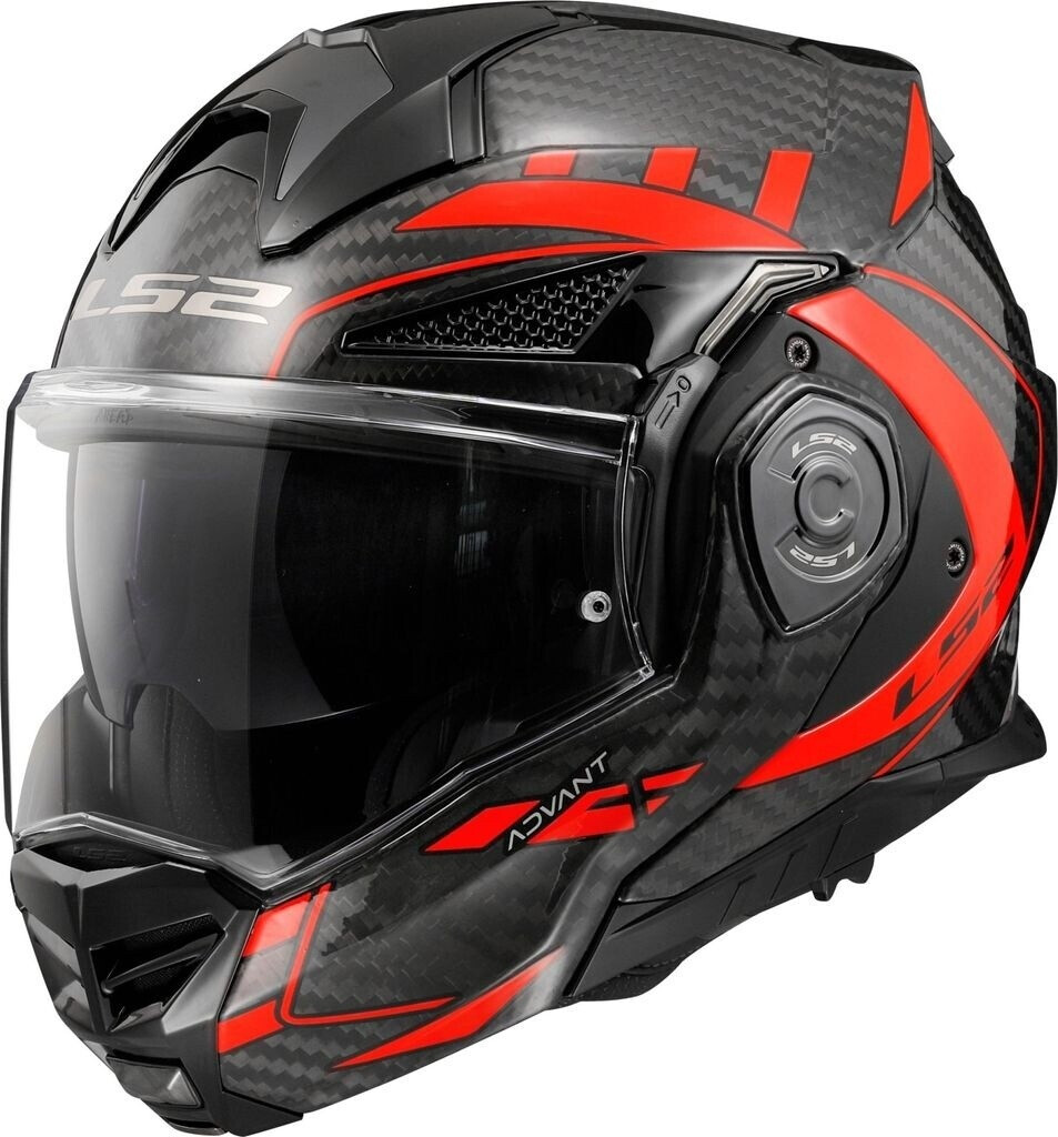 LS2 FF901 Advant X Carbon Future noir/rouge
