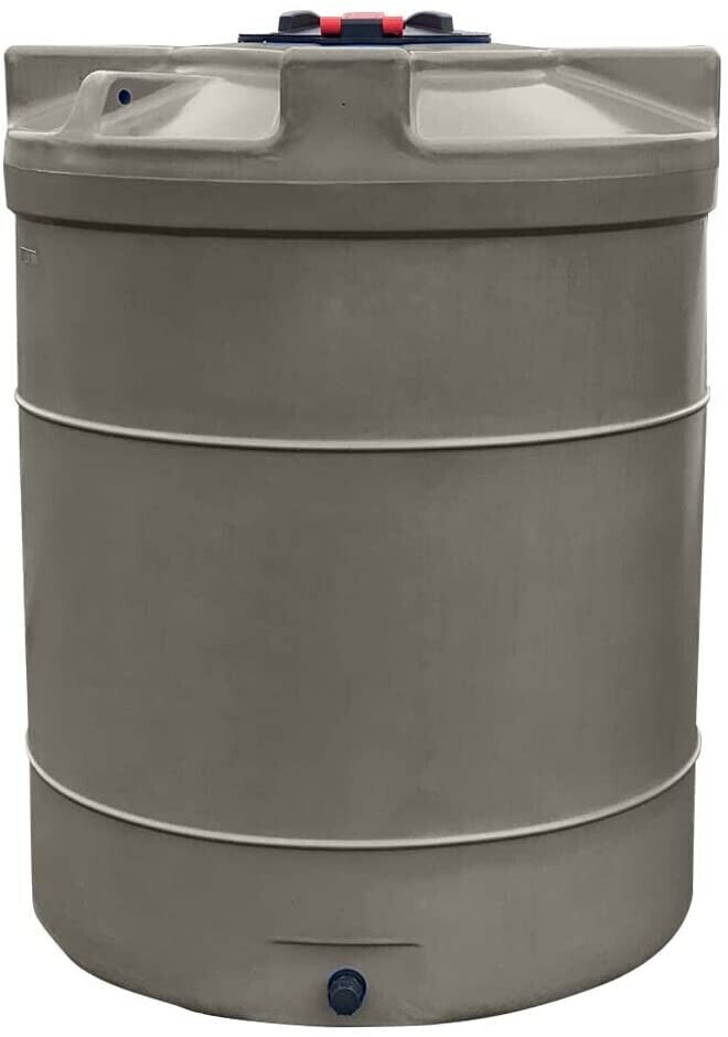Plast'Up Cuve de stockage eau 3000 L taupe