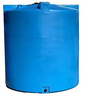 Plast'Up Cuve de stockage eau 5000 L bleu