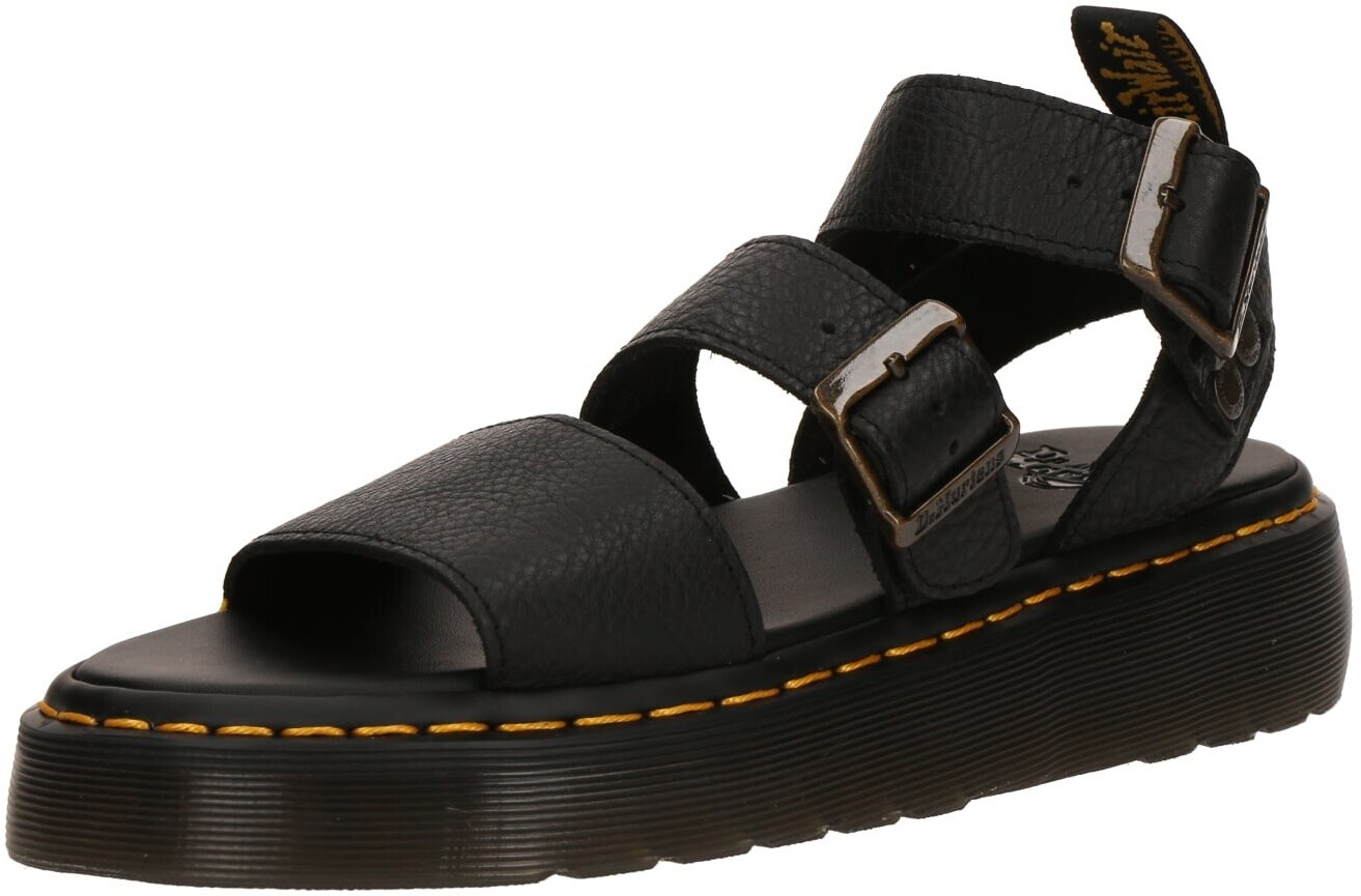 Dr. Martens Gryphon Quad Leather Platform Sandals Women (25720001) black