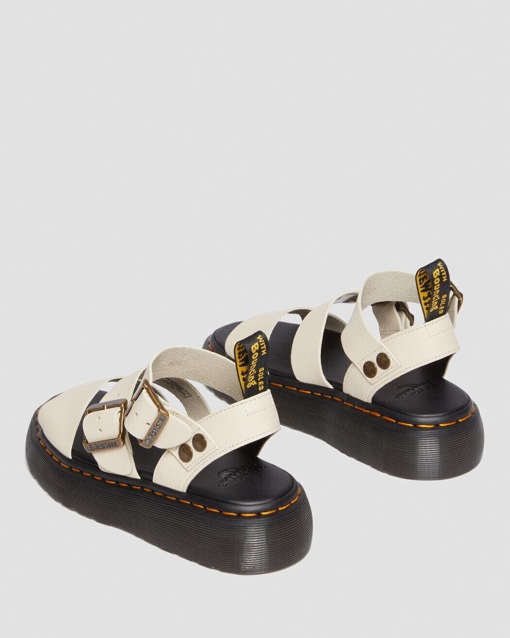 Dr. Martens Gryphon Quad Leather Platform Sandals Women (30752292