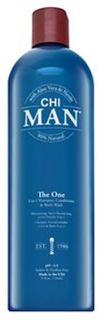 CHI Man The One Shampoo, Conditioner & Shower Gel 3 in 1 (739ml)