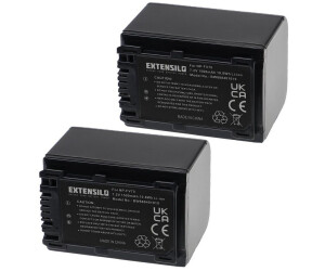 EXTENSILO 2x Akku kompatibel mit Sony DCR-SR82E, DCR-SR87, DCR-SR88, DCR-SR87E Kamera (1500mAh, 7,2V, Li-Ion)