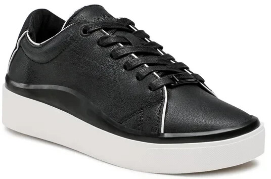 Calvin Klein Cupsole Wave Lace Up (HW0HW01349) black/bright white