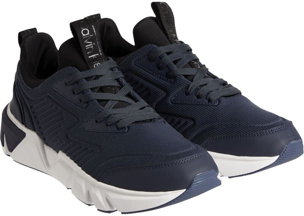 Calvin Klein Low Top Lace Up Knit (HM0HM00647) calvin navy dw4