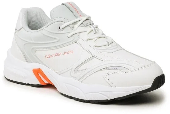 Calvin Klein Jeans Retro Tennis High/Low Frequency (YM0YM00637) white/oyster mushroom/firecracker