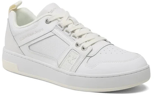 Calvin Klein Jeans Basket Cupsole R Leather-Tpu Insert (YM0YM00575) white/ivory
