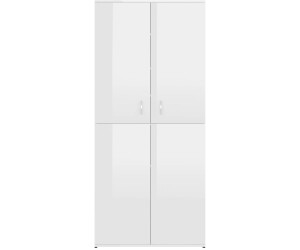 vidaXL Schuhschrank Hochglanz-Weiß 80x39x178 cm (802864) ab 163,50 € |  Preisvergleich bei