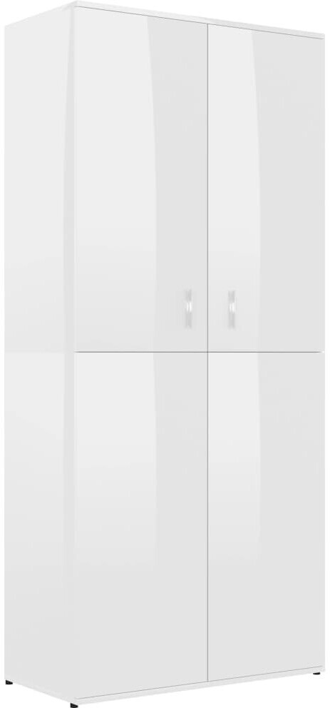 Schuhschrank (802864) bei 163,50 80x39x178 | € vidaXL Preisvergleich cm Hochglanz-Weiß ab