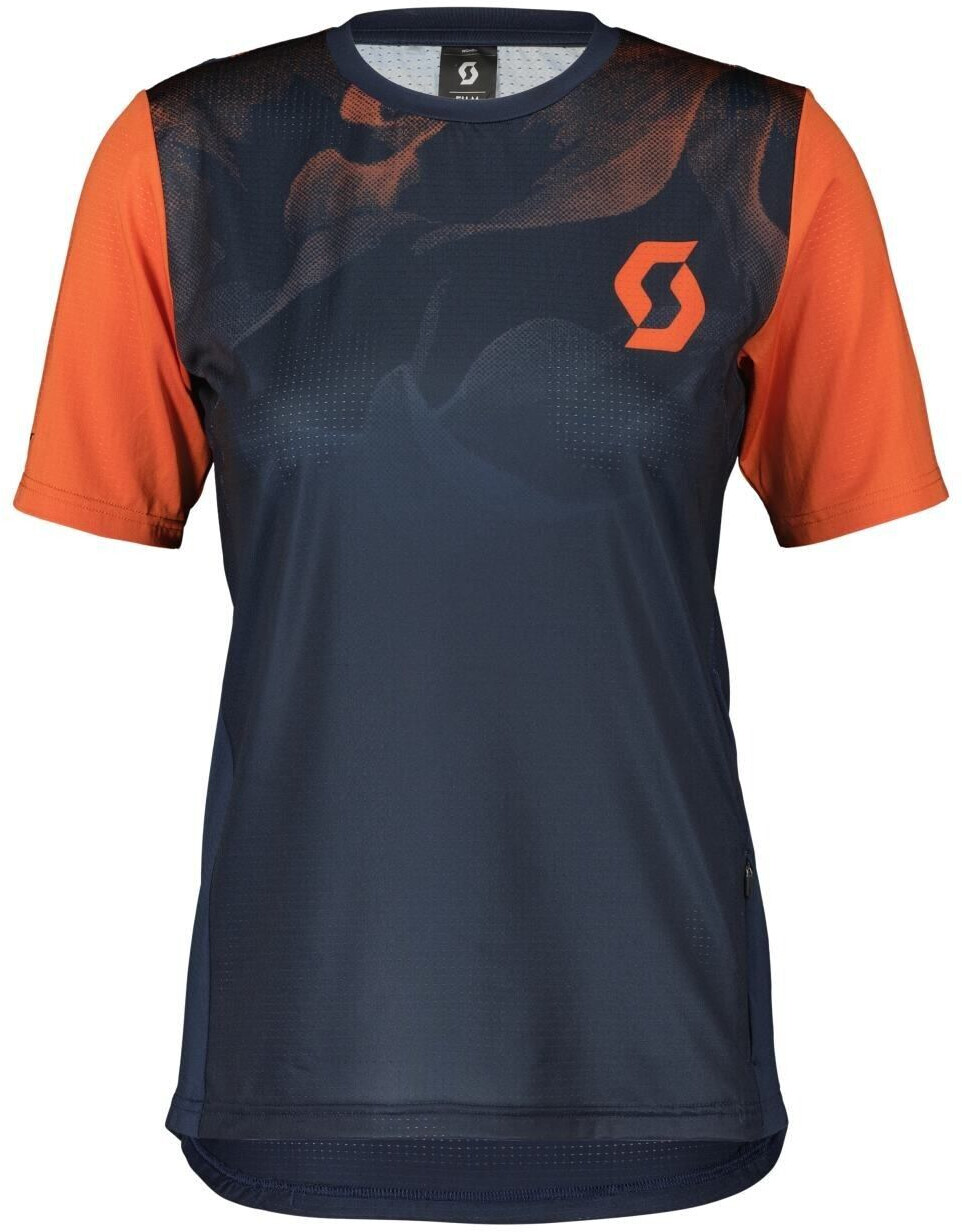 Scott Women's Trail Vertic S/S DarkBlue/BrazeOrange