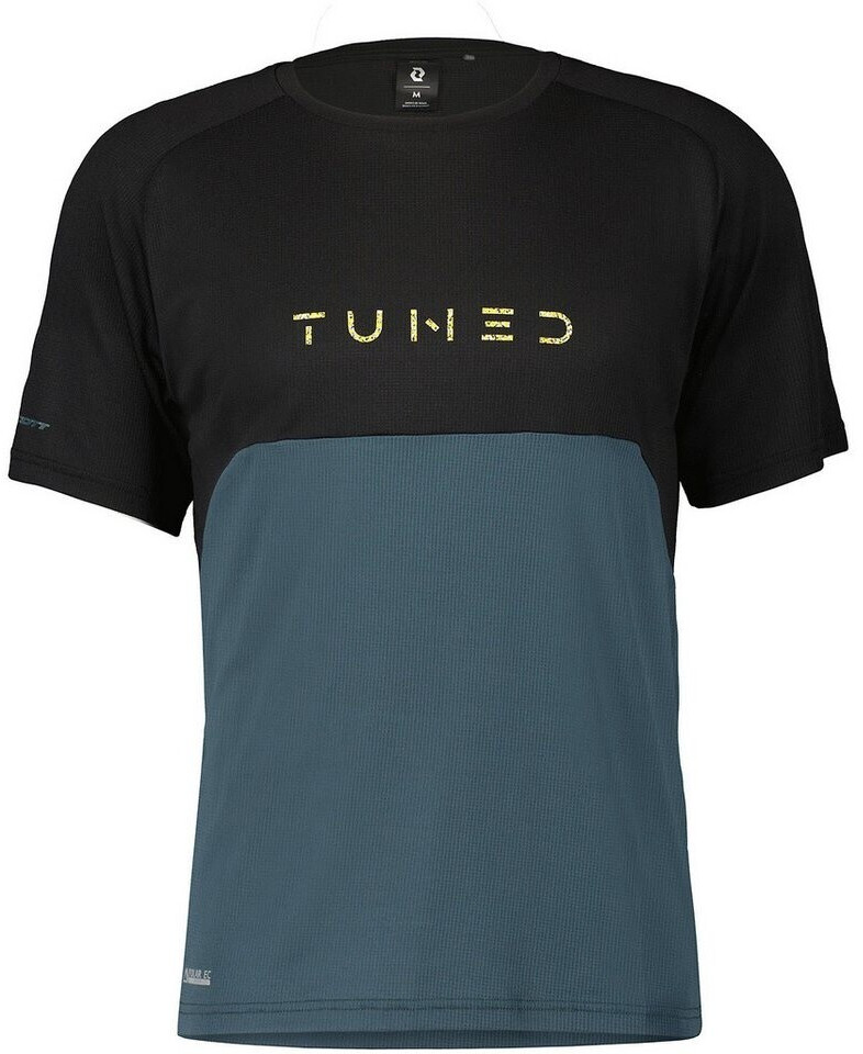 Scott Trail Tuned S/S Black/ArubaGreen
