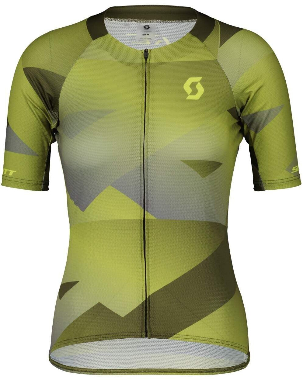 Scott Women's RC Premium Climber S/S Shirt FirGreen/BitterYellow