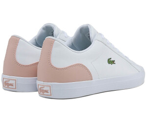 Lacoste lerond white and hotsell pink